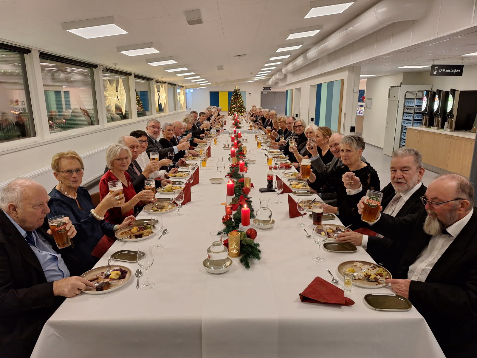 Julebord 2025. Fritidsmessa Ørland flystasjon.