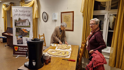 Kringle og kaffe gjøres klart