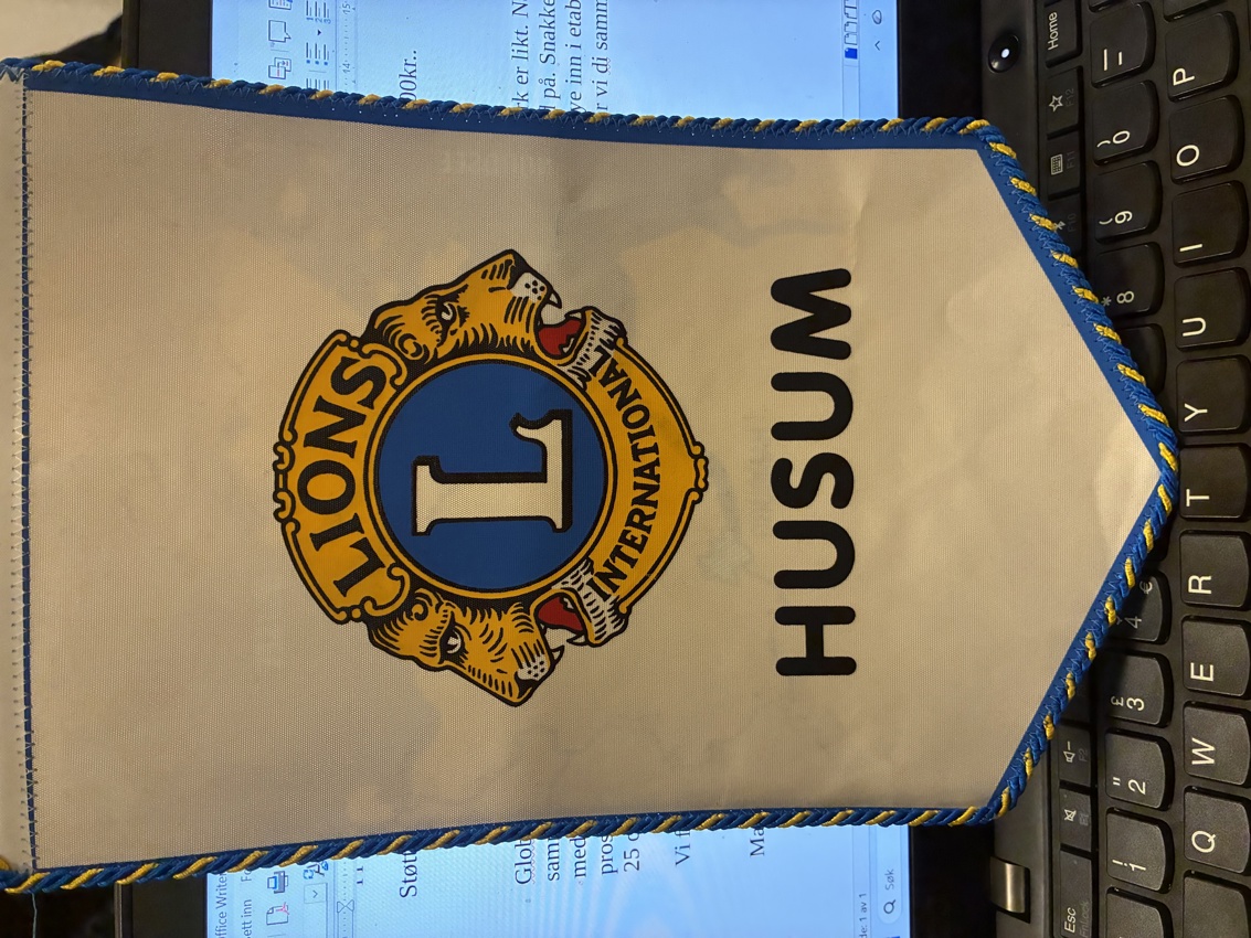 Vimpel fra Lions Husum