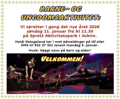 Barnesprett i Askim 11. januar