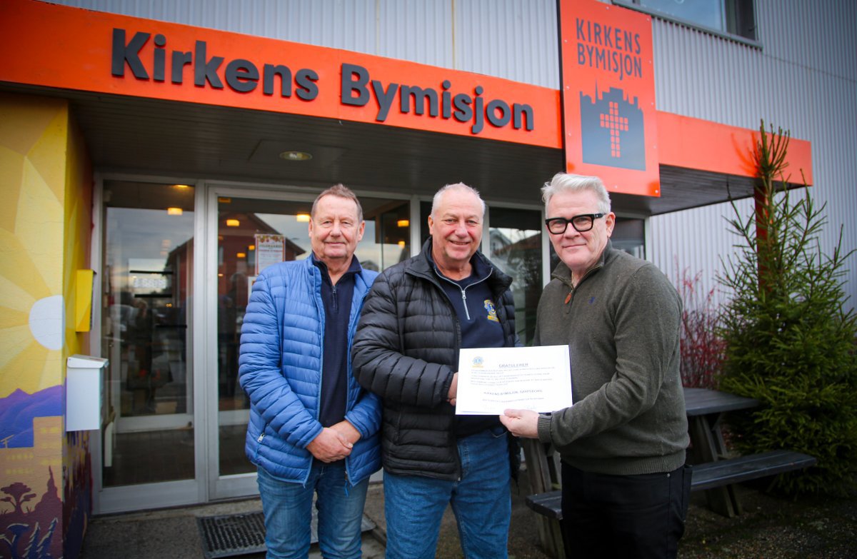 Overrasket Kirkens Bymisjon med stor pengegave