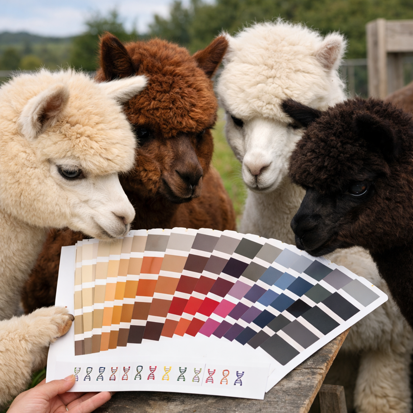 DNA-fargetesting for alpakka