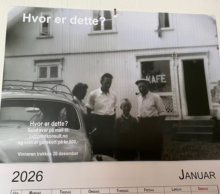 Vinneren av kalenderkonkurranse trukket