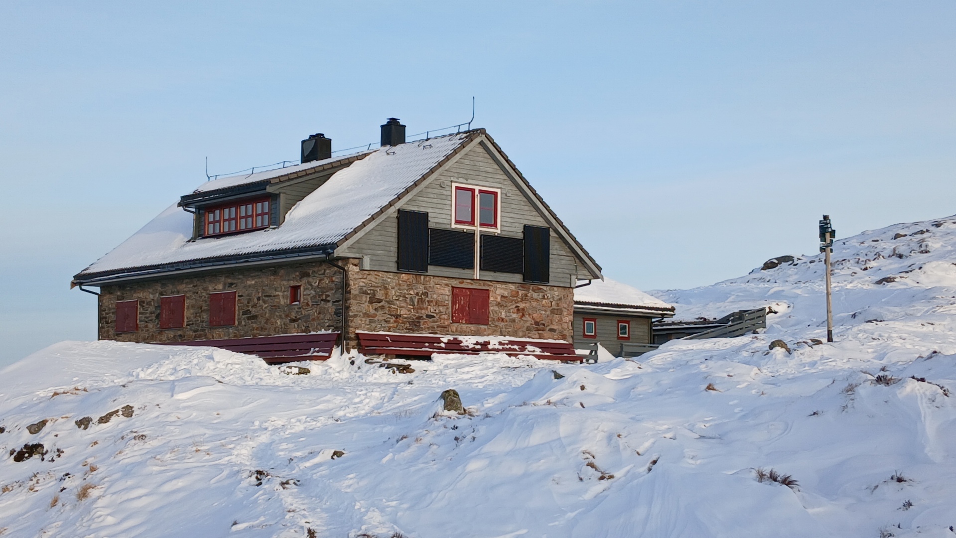 Turnerhytten er stengt pga renovering