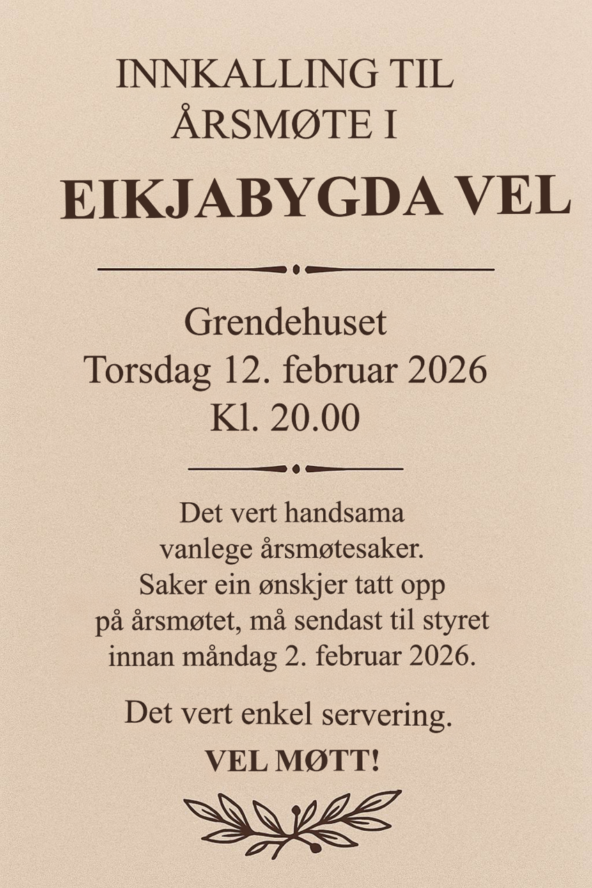 Årsmøte 12.feb 2026