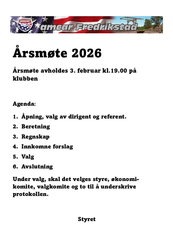 Årsmøte 2026