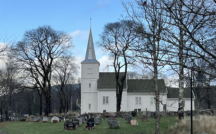 Kirketårnet ble brukt som skyteskive