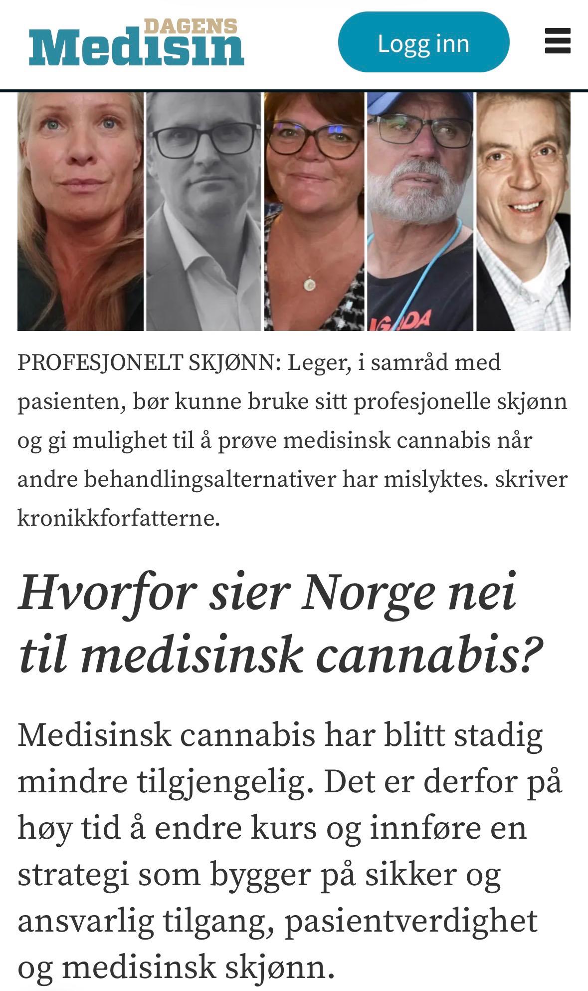 Medforfattere til debattinnlegg i Dagens Medisin