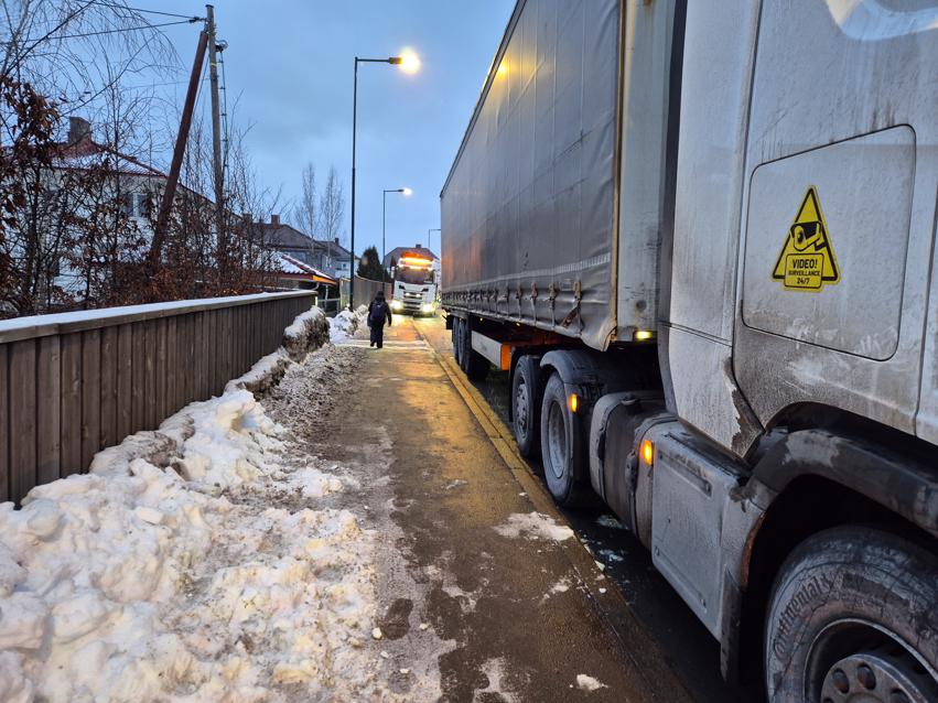 Trafikksikkerhet rundt byggeprosjekt