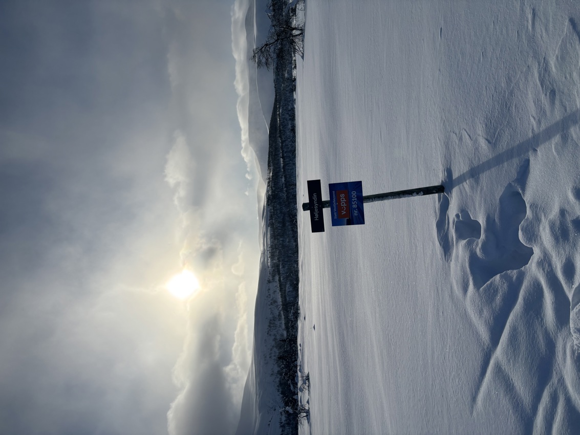 På ski rundt Nordre Syndin