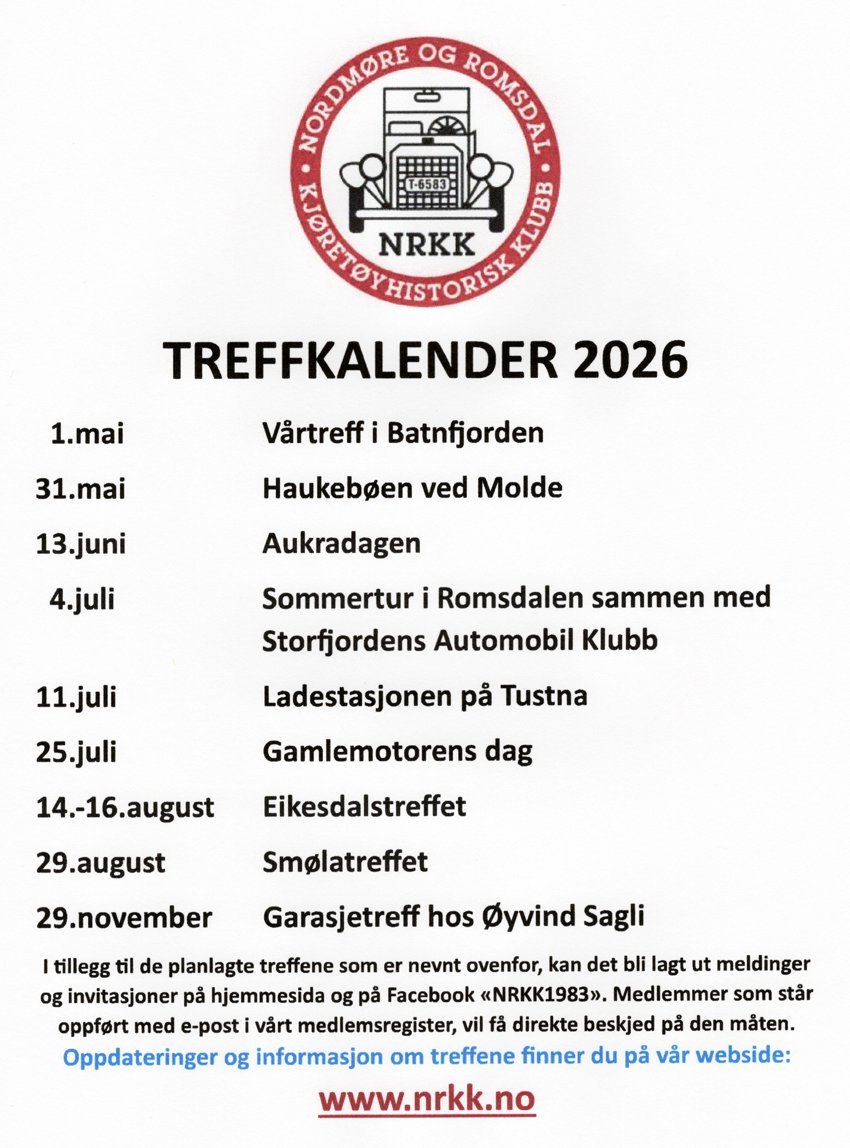 Treffkalender 2026