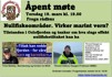 Artikkelbilde til artikkelen Årsmøtet og åpent møte torsdag 19. mars