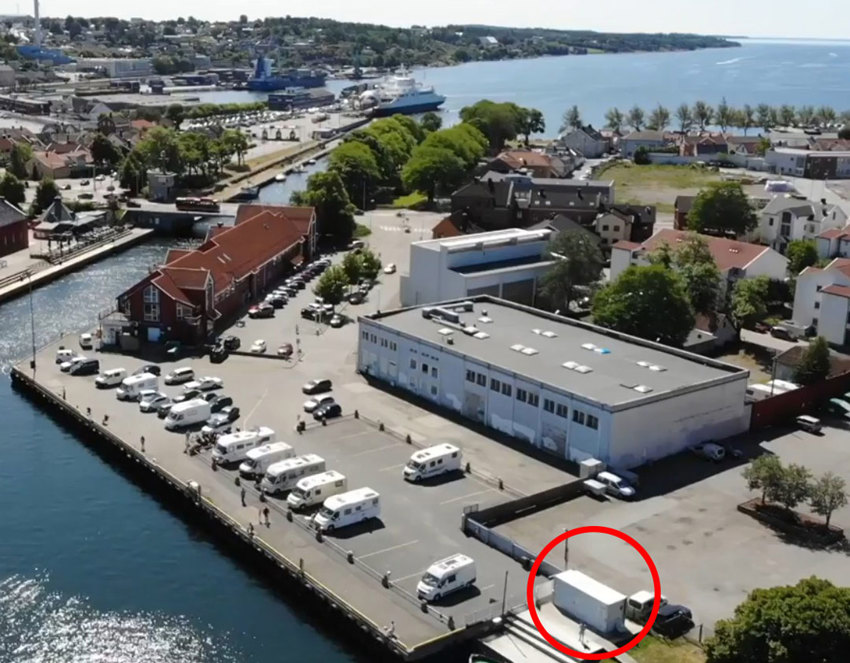 Moss Bobilhavn - Servicebygget er revet