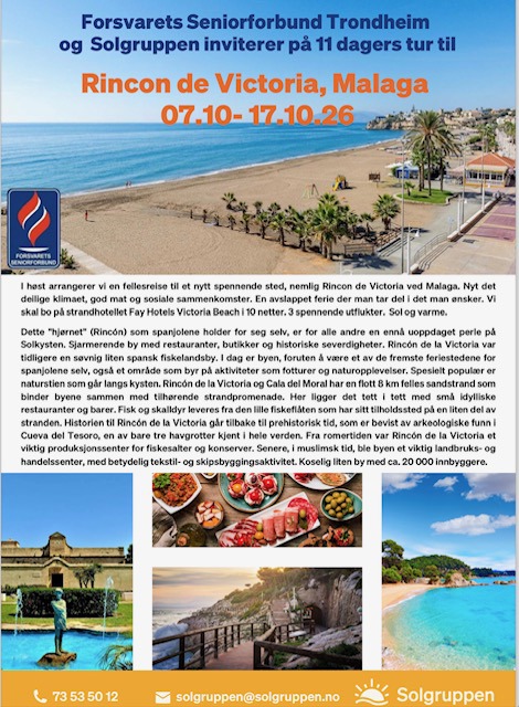 11 dagers tur til Rincon de Victoria, Malaga