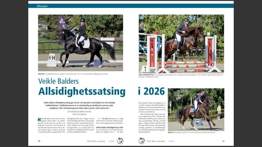 Veikle Balders Allsidighetssatsing 2026