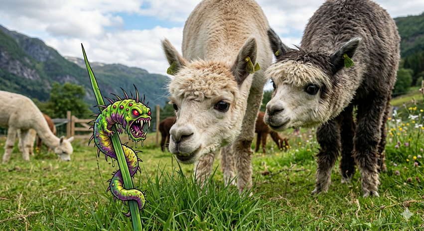 Effektiv parasittkontroll hos alpakka