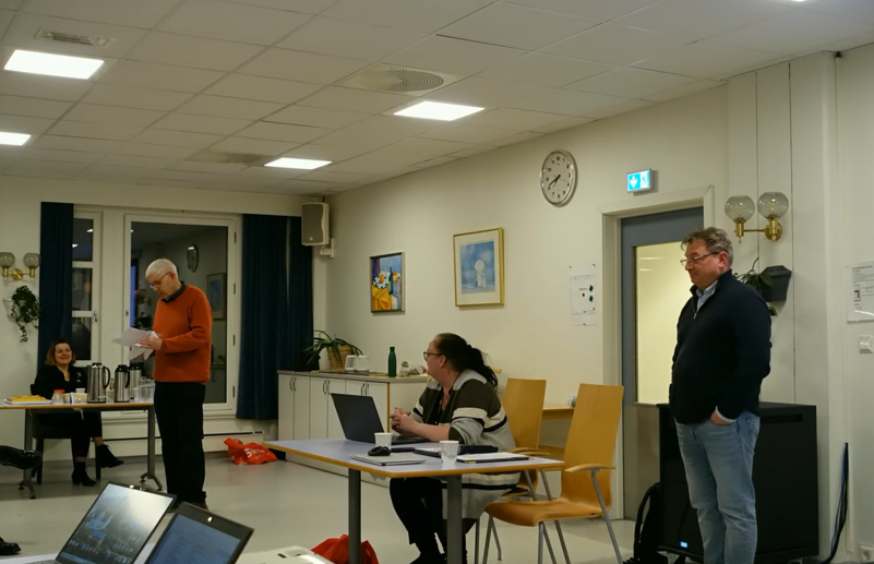 Odd Lauritz Aamodt presenterer økonomikomiteen.