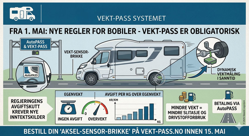 Innføring av dynamisk vektavgift