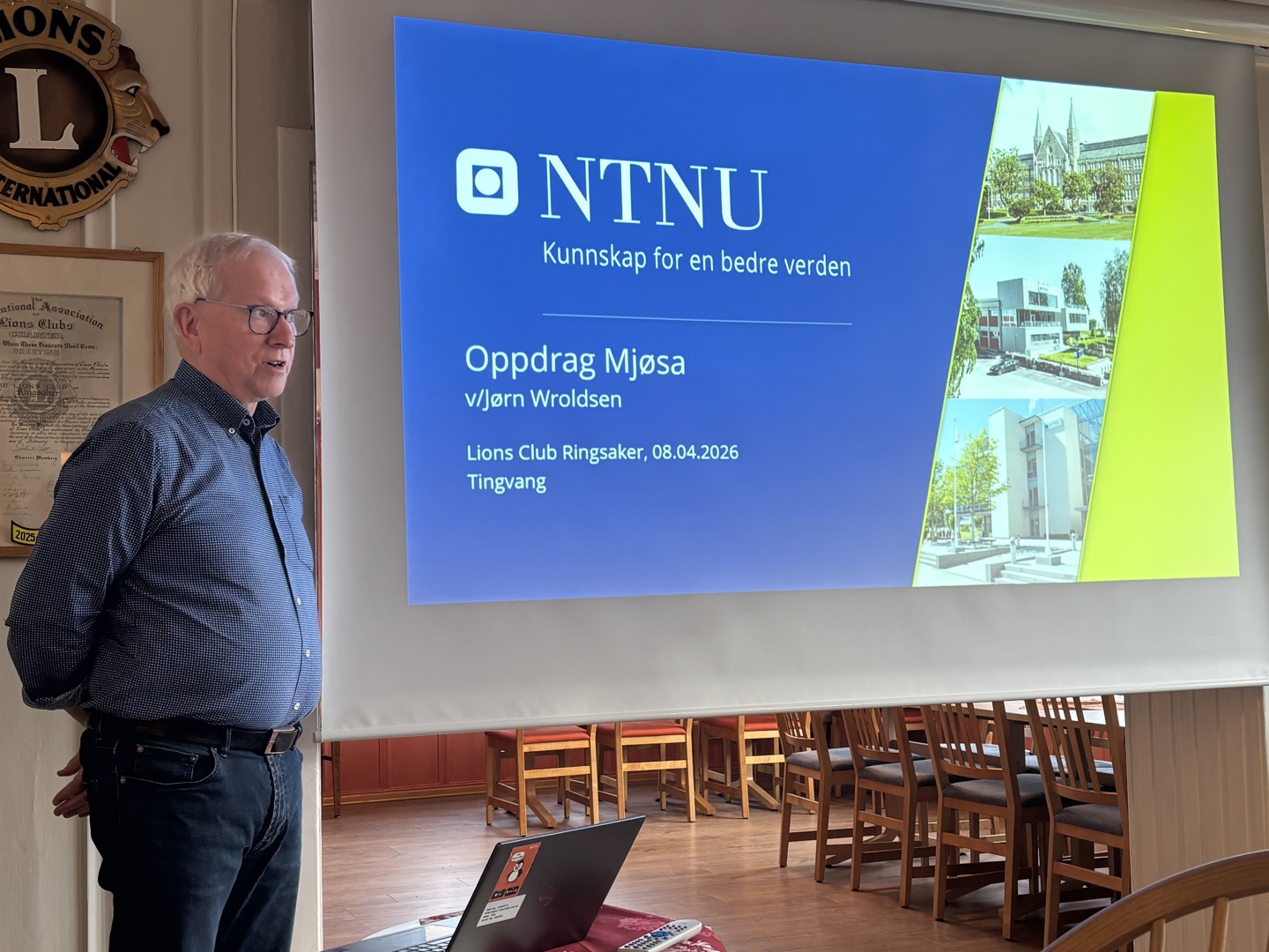 Klubbmøte onsdag med foredraget «Oppdrag Mjøsa»
