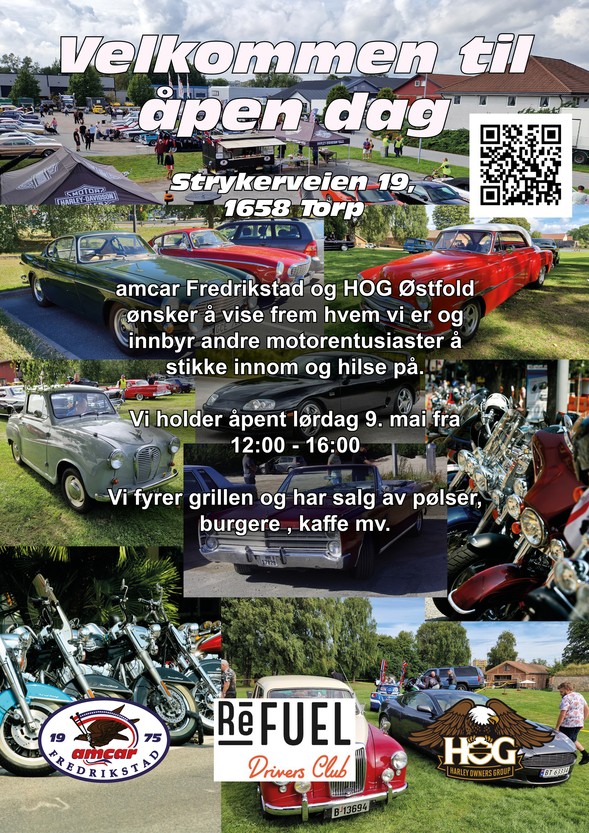 Åpent hus på klubben 9. mai 2026