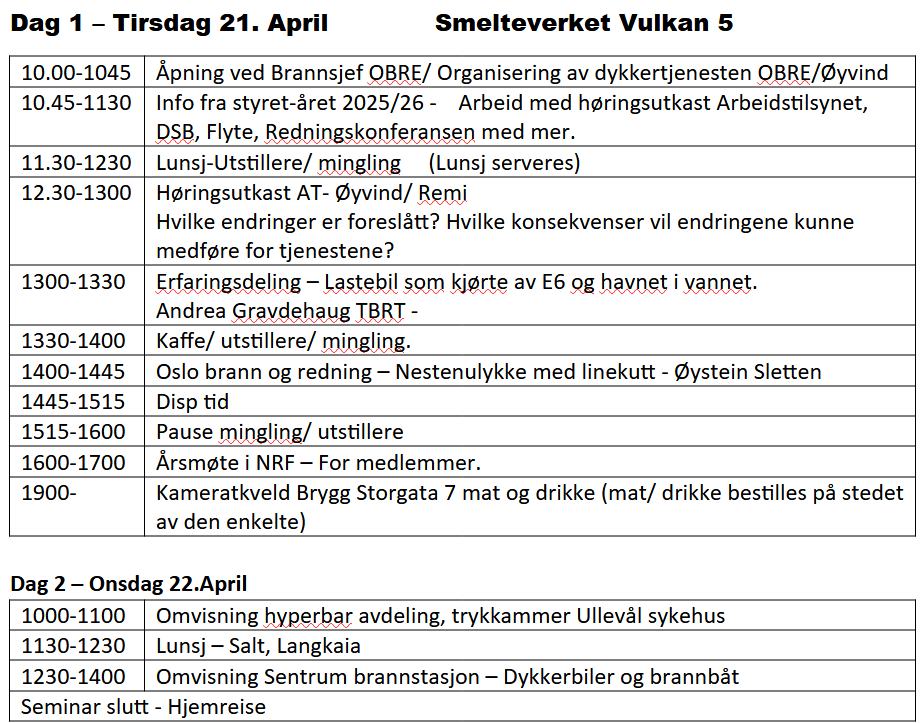 Redningsdykkerkonferansen 2026