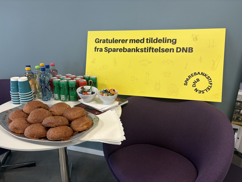 Vi har fått midler fra Sparebankstiftelse!