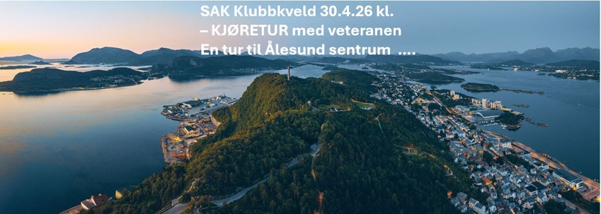 Klubbkveld 30 april 26 KJØRETUR 