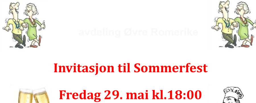 Sommerfest FSFØR 29 mai 2026