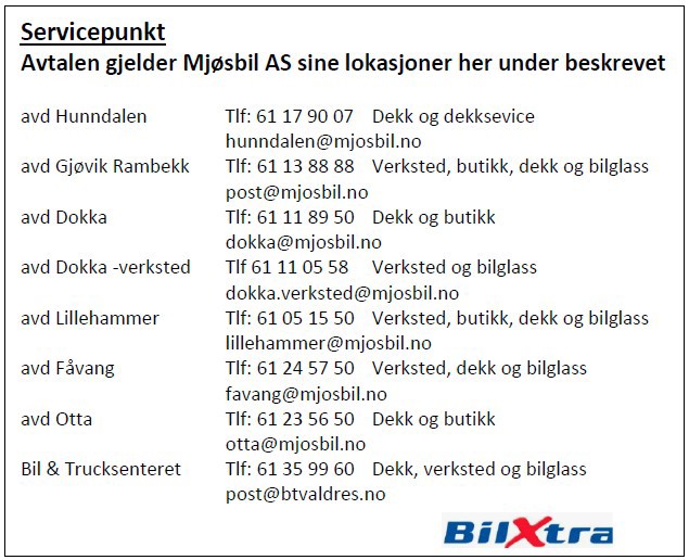 Avtale Mjøsbil fra mai 2026