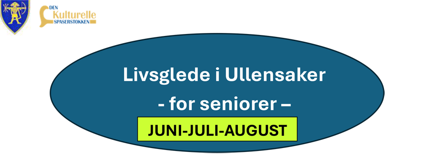 Program Livsglede for seniorer juni juli august