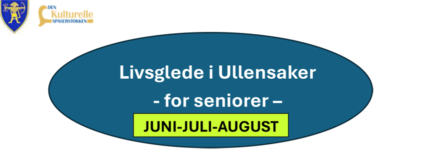Program Livsglede for seniorer juni juli august