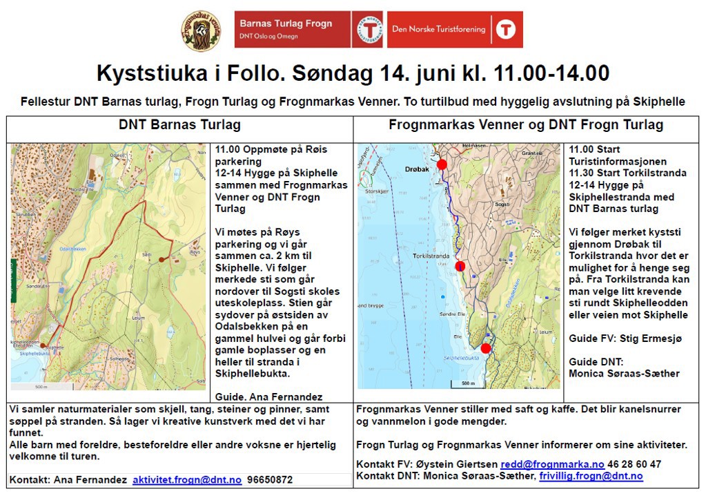 Kyststiuka 2026 14. juni kl. 11.00 Fellestur m DNT