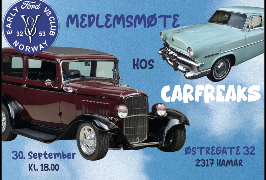 Medlemsmøte Carfreaks 
