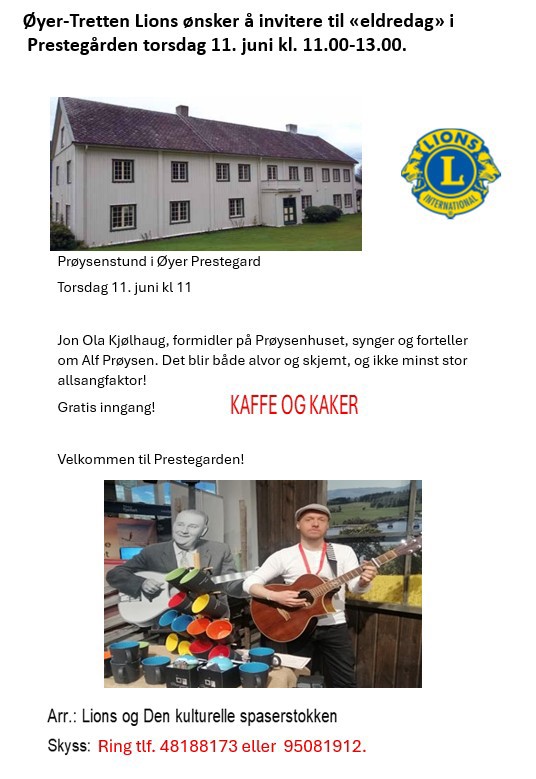 Eldredag i Prestegården.