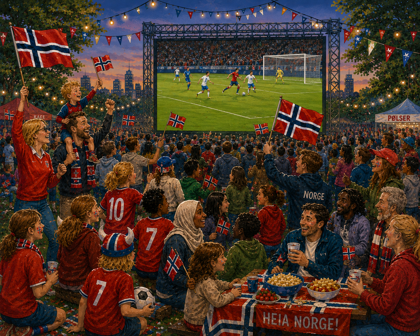 Fotballfesten tilhører også barna