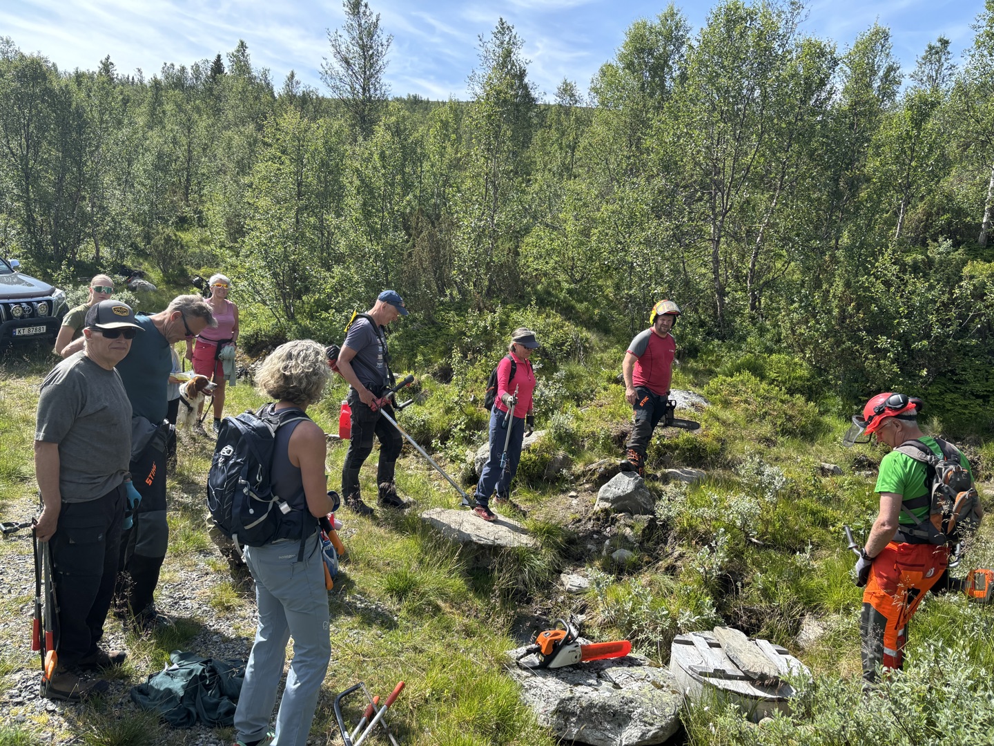 Dugnad med stort oppmøte mye engasjement