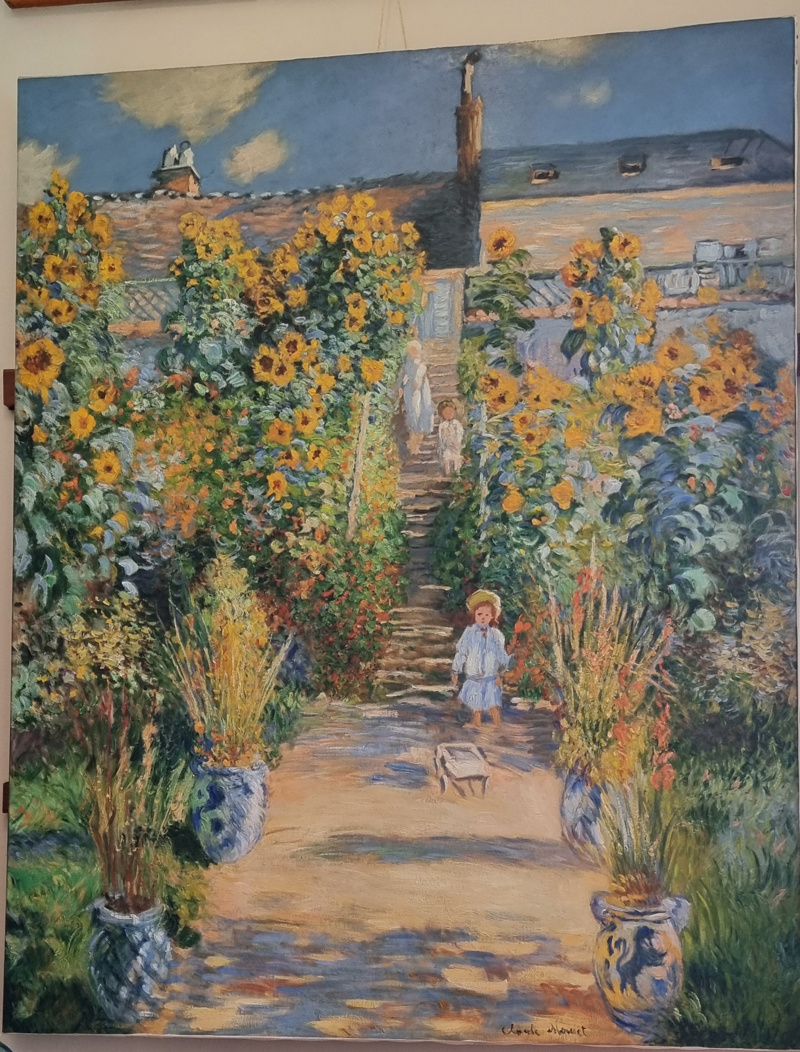 Le Jardin de Monet à Vétheuil, malt i 1881