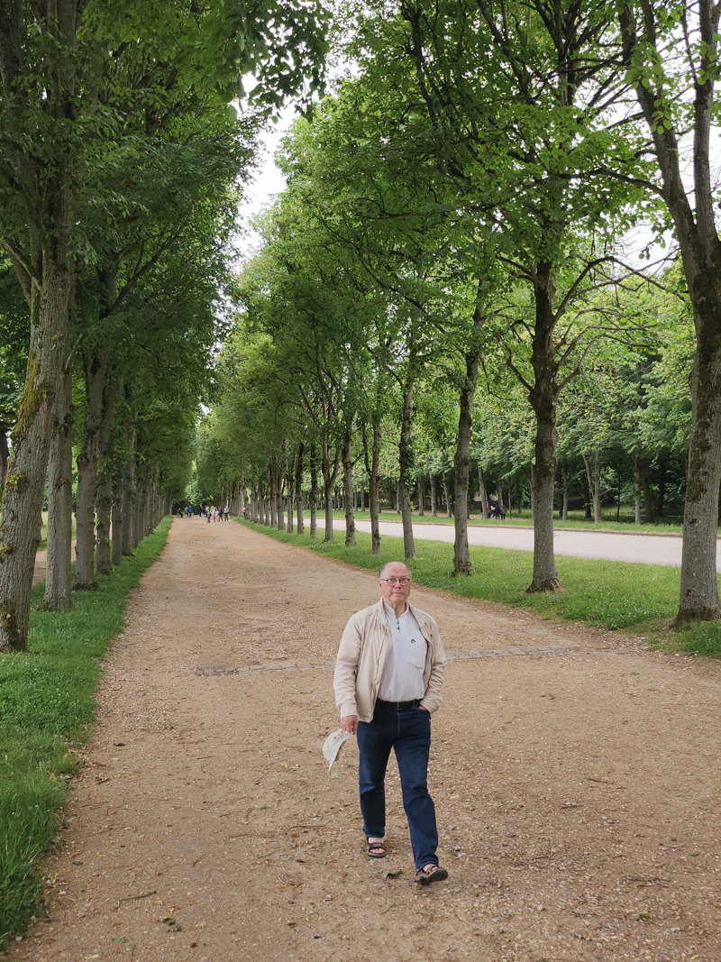 Langt å gå til Lystslottet Grand Trianon
