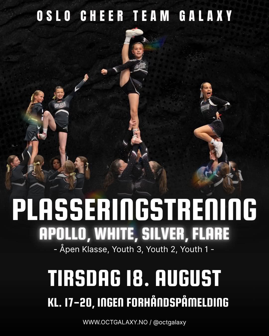 Plasseringstrening tirsdag 18.08.2026