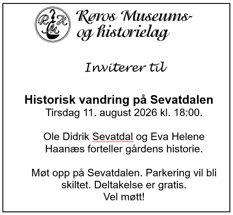 Historisk vandring på Sevatdalen