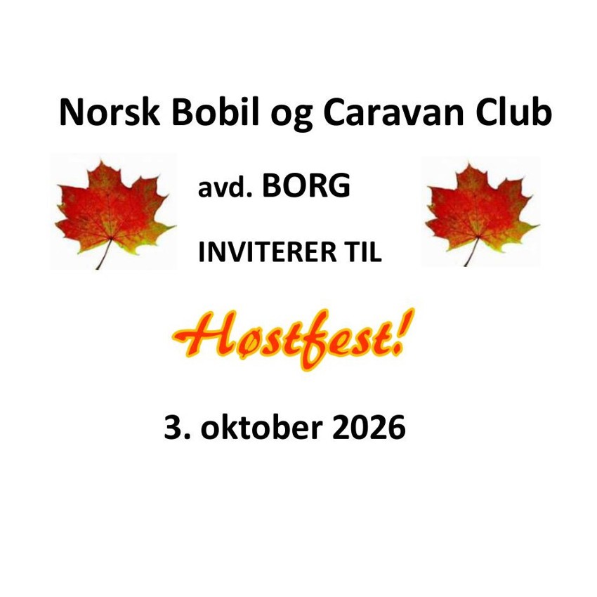 Høstfest 2026
