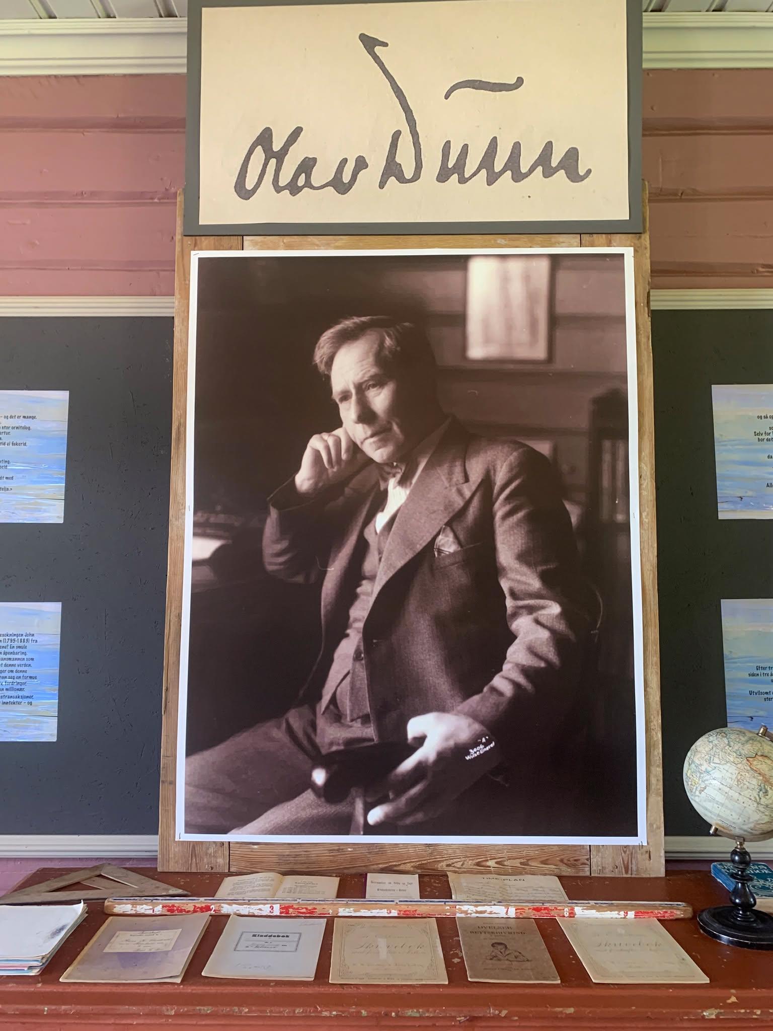 Olav Duun søndag med foredrag 16. aug 