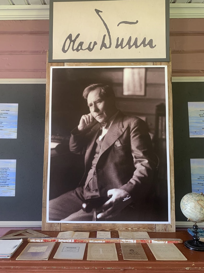 Olav Duun søndag med foredrag 16. aug 