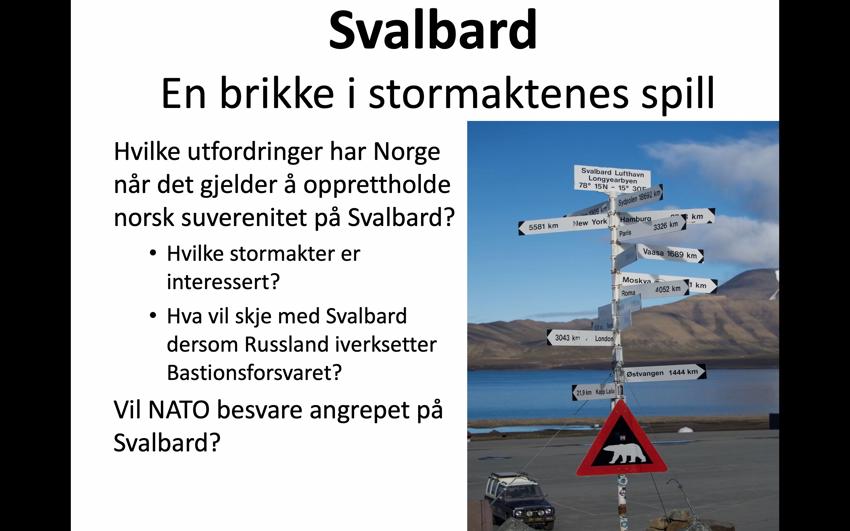 Medlemsmøte 8.oktober. Foredrag: Svalbard