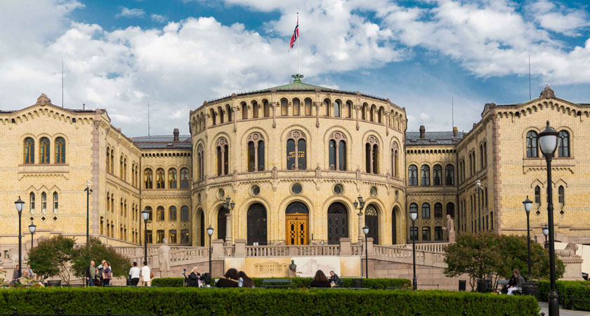 Omvisning på Stortinget for Ski Historielag
