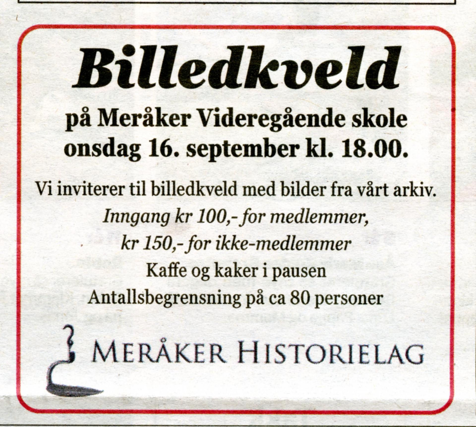 Billedkveld onsdag 16. september