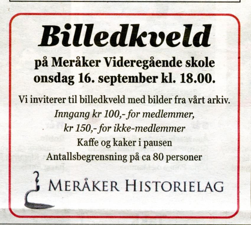 Billedkveld onsdag 16. september