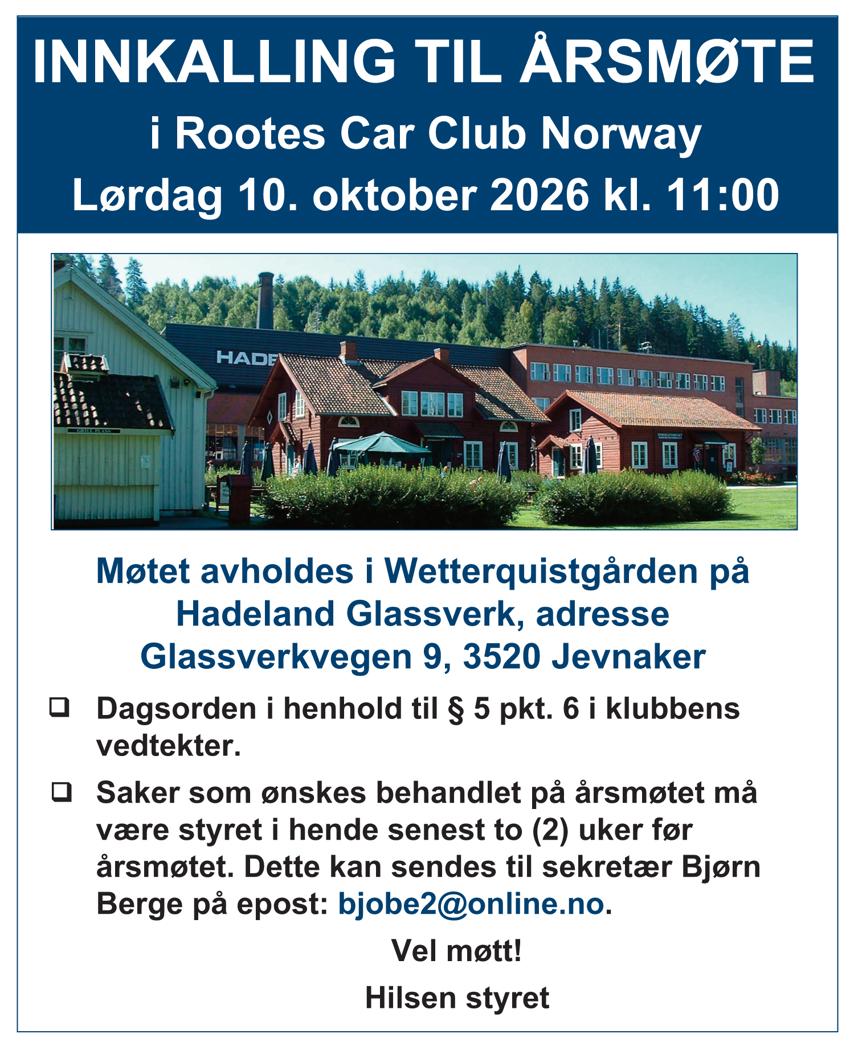 Årsmøte 2026