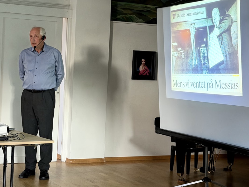 Jan Henrik Lund holder kåseri om sykehusenes historie i Østfold