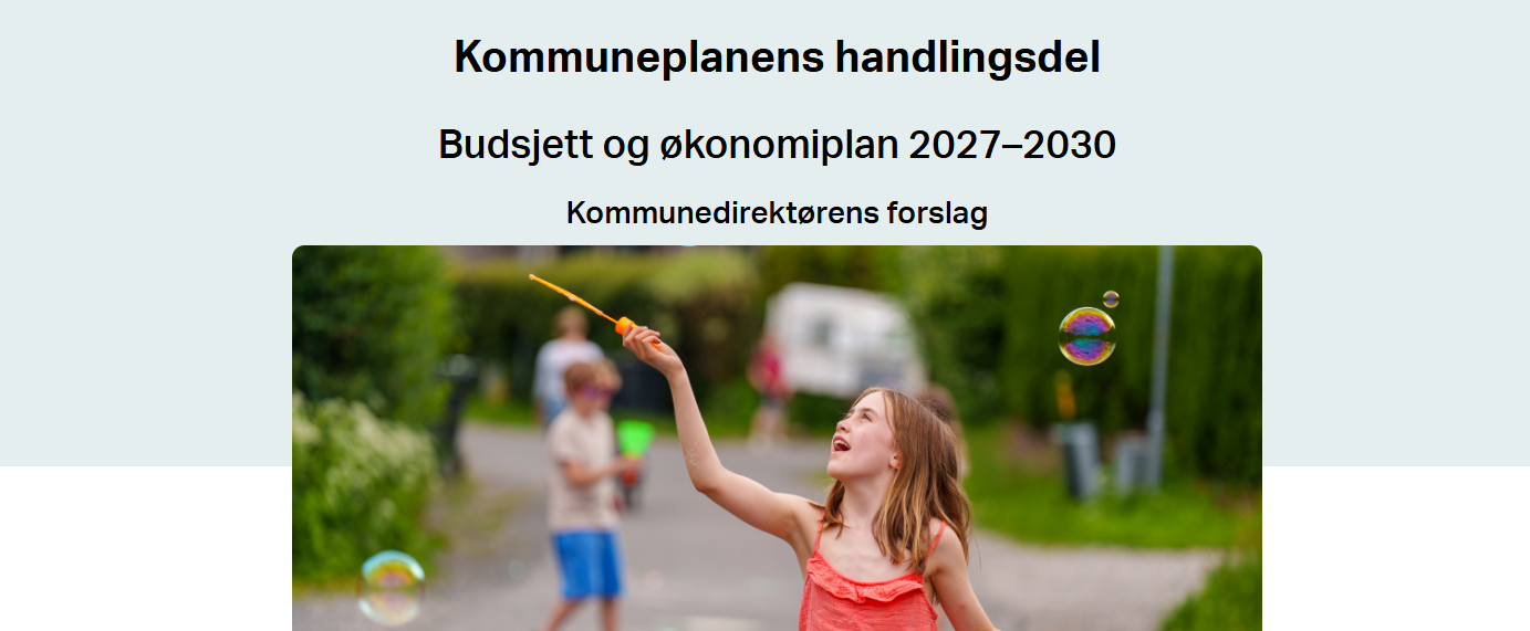 Bærums Budsjett- og økonomiplan 2027-2030
